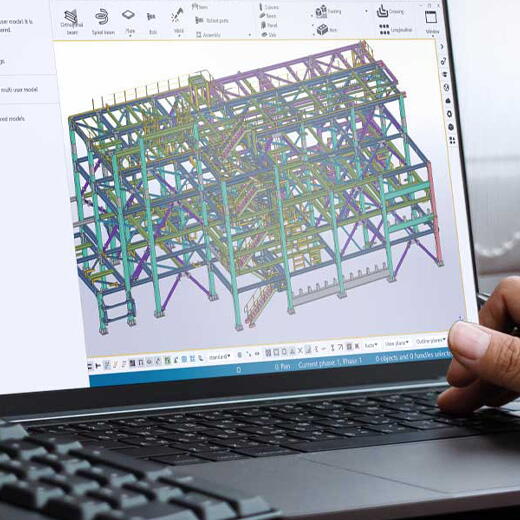 Teste do Tekla Model Sharing no computador