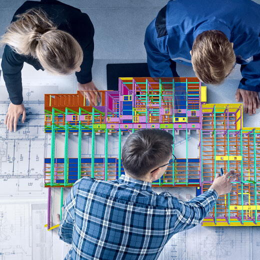 Detailing konstruksi efisien dari Tekla