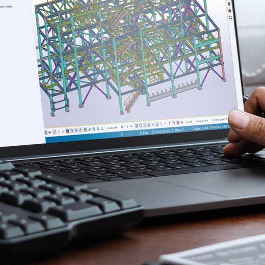 Tekla Model Sharing trial on computer