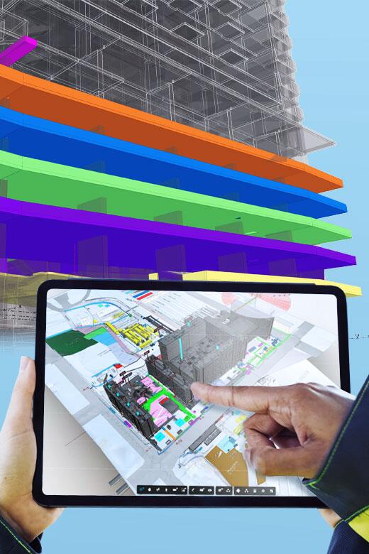 Scheduling and site management with Tekla