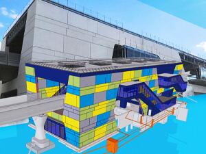 Complex precast cladding Tekla