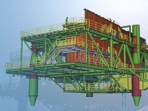 오프쇼어 프로젝트를 위한 Tekla Structures