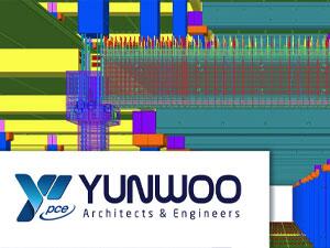 Yunwoo PCE valde Tekla Structures BIM-programvara för att snabba upp arbetsflödet, minska antalet fel och uppnå ett smidigare samarbete.