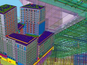 Tekla detailed rebar model