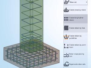 Jeux d'armatures dans Tekla Structures