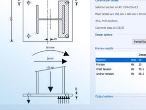 Column base plate design