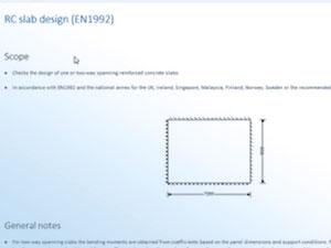 Cast-in-place reinforced concrete slab design