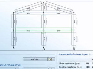 Steel beam analysis & design