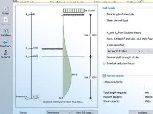 Steel sheet piling design