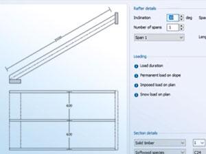 Timber rafter design