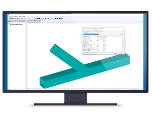 Tekla Connection Designer hollow section connection feature, Y arrangement showing range of validity checks