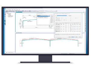 Tekla Portal Frame Designer loading feature, calculate wind loading