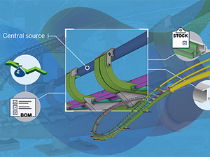 Controlling stock, wastage, bill of materials and cost all from one central source, the Tekla model