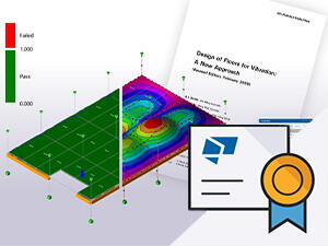 screenshot of Footfall Assessment in Tekla Structural Designer