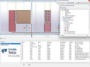 eLearning: Fördjupningskurs i Tekla Structures -  Egendesignade komponenter