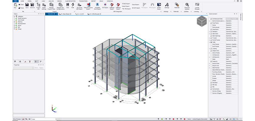 Deflexiones de losa simplificadas con Tekla Structural Designer