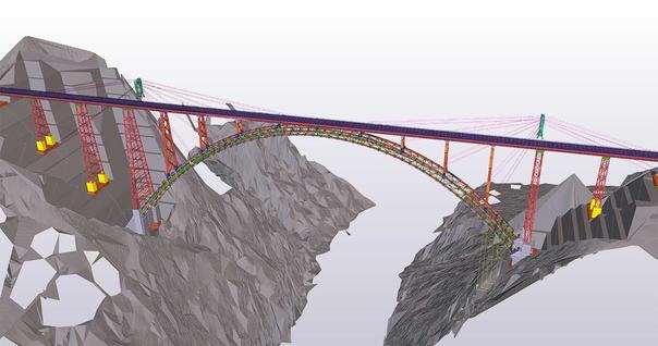 El proyecto Chenab Bridge en India se beneficia de BrIM