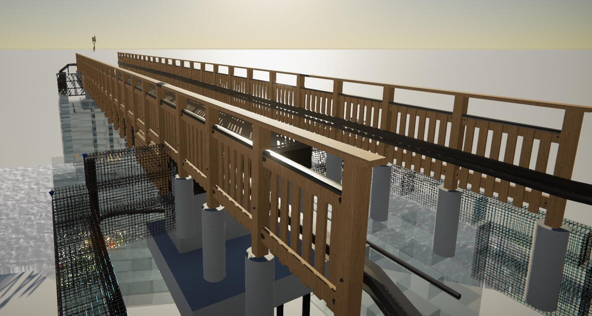 Sweco använder Tekla Structures och Trimble Connect för att ta fram bygghandlingar till en tvärspänd träbro åt Trafikverket