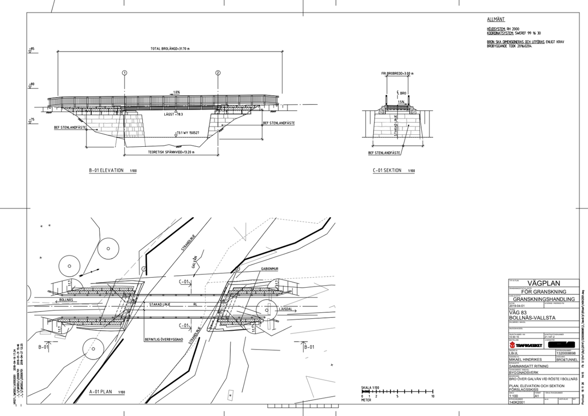 Sweco använder Tekla Structures och Trimble Connect för att ta fram bygghandlingar till en tvärspänd träbro åt Trafikverket