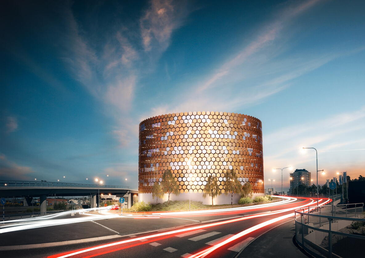ProDesign skapar det imponerande parkeringshuset Signalbron med hjälp av Tekla Structures