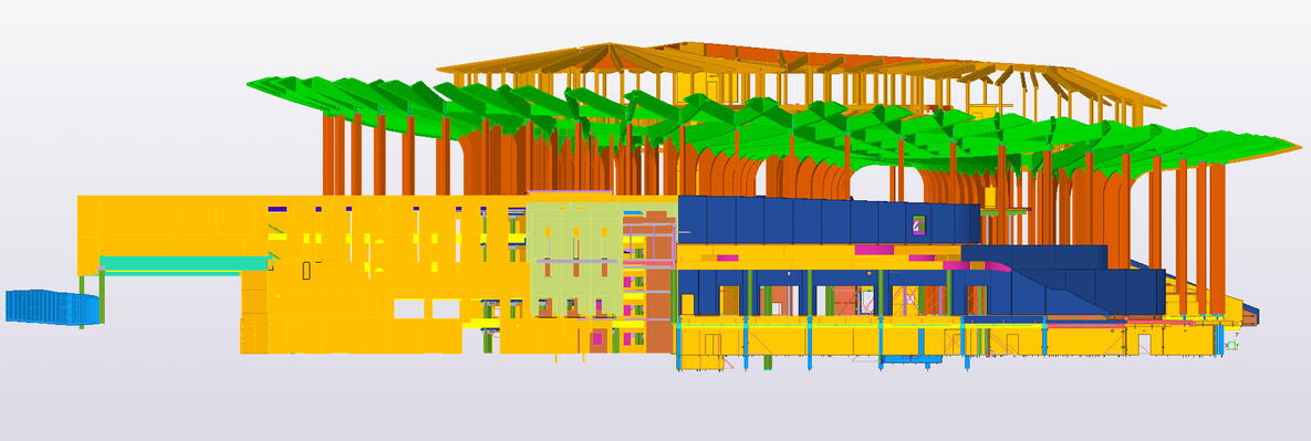 World of Volvo – ett konstruktionsmässigt mästerstycke modellerat i Tekla Structures