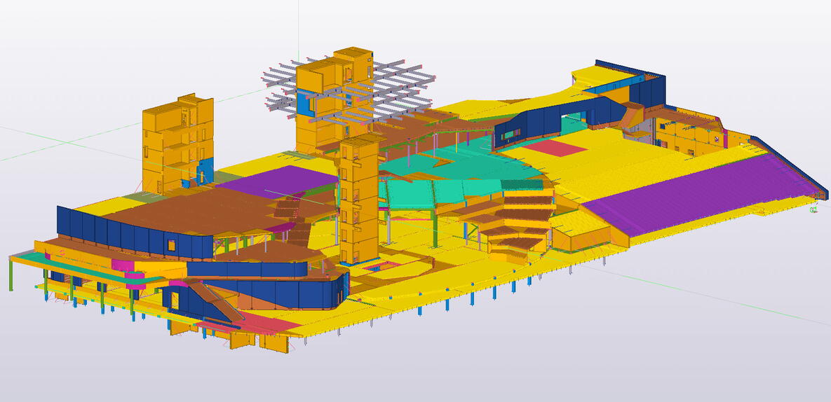 World of Volvo – ett konstruktionsmässigt mästerstycke modellerat i Tekla Structures