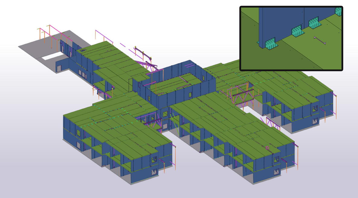 Tekla Structures öppenhet och anpassningsbarhet gör konstruktionsarbetet enkelt för Structor Dalarna oavsett materialval