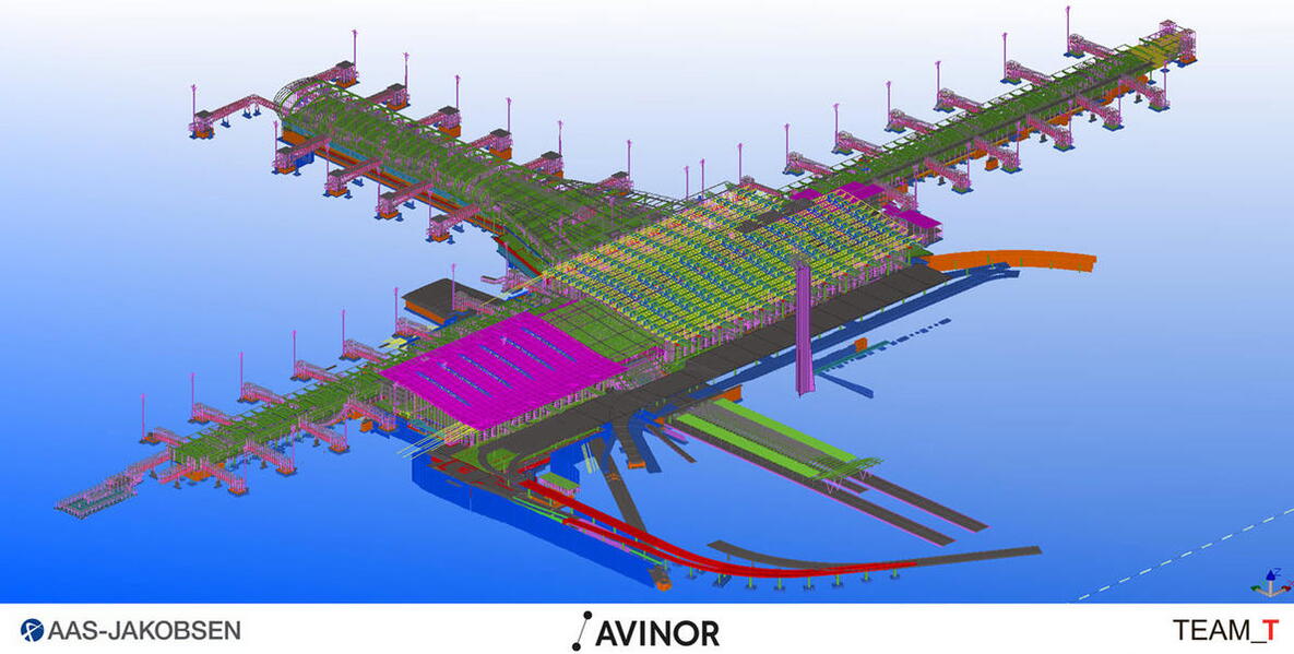 Avinor社、オスロ空港第2ターミナルプロジェクトでOpen BIMの力を発揮