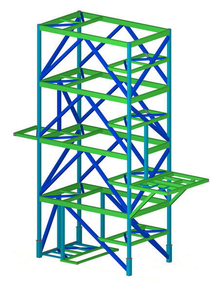 用于海上钻井平台的 Tekla Structures