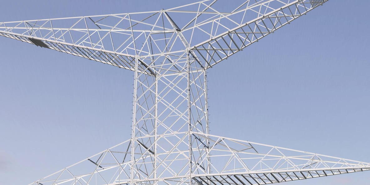Detallado y fabricación de torres de transmisión con Tekla