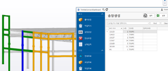 트림블 커넥트 대시보드 (Trimble Connect Dashboard)