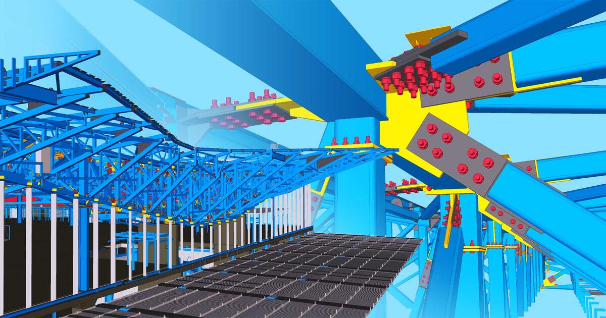 Steel detailing Tekla