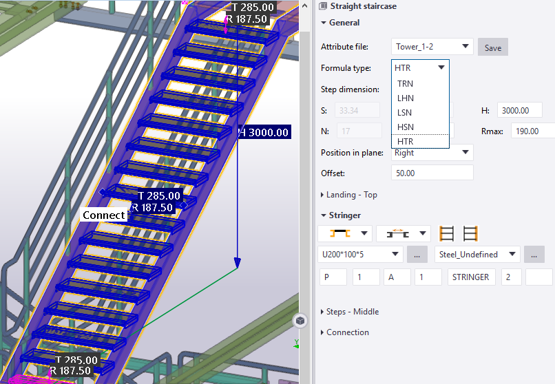 New staircase tool for intuitive detailing
