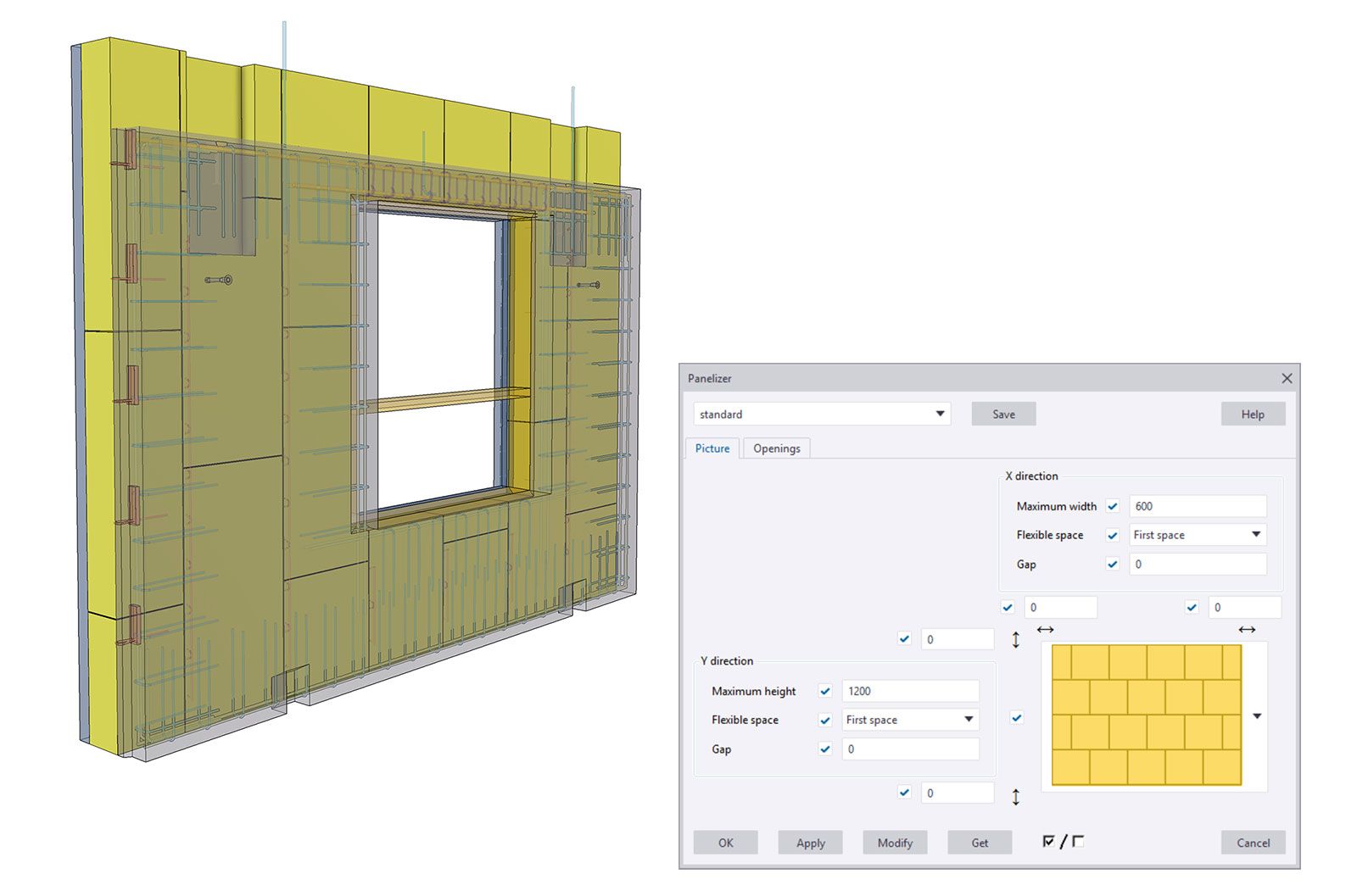 New tool available for panelizing insulation in a wall