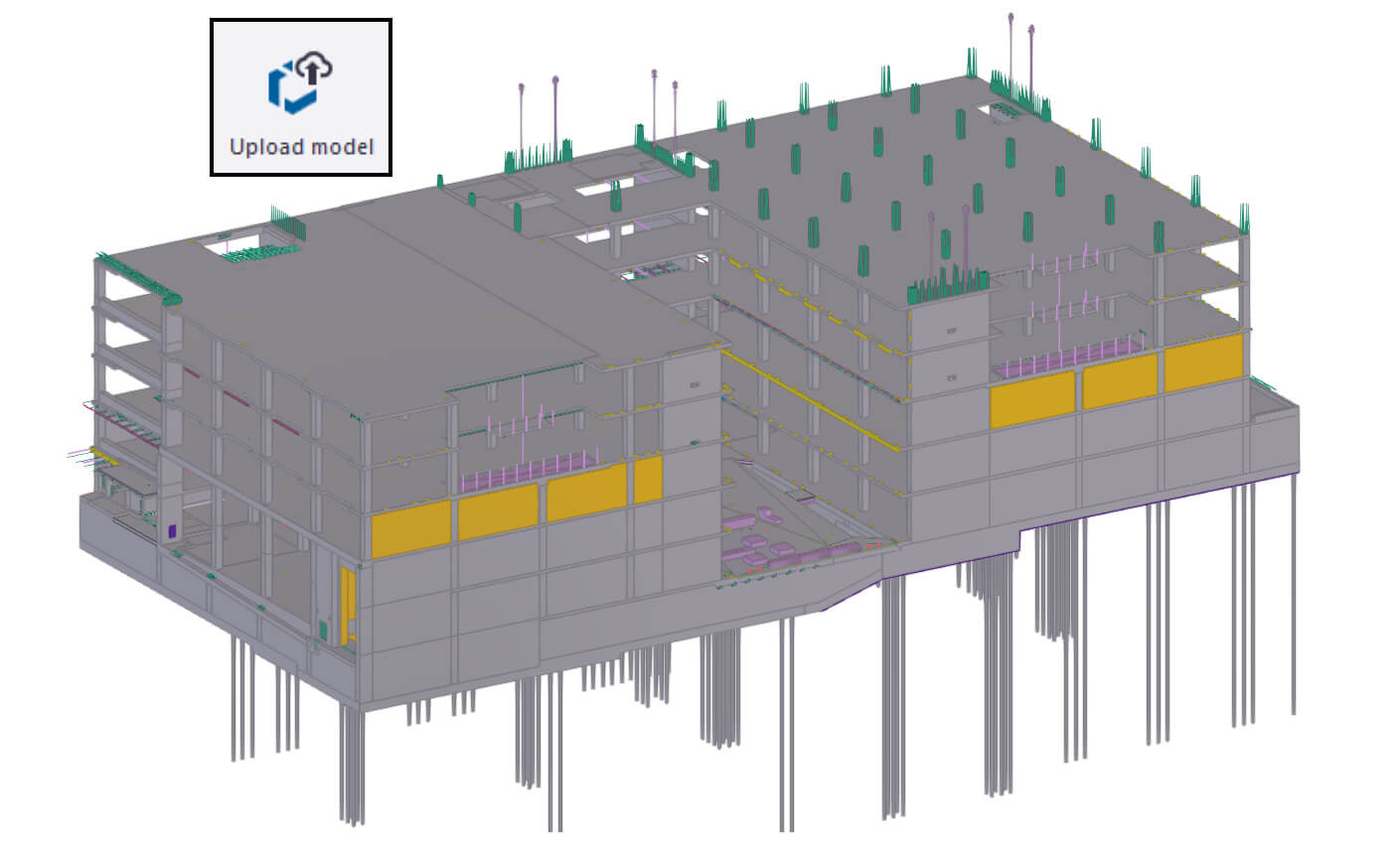 ‘Upload model’ in Trimble Connect Now Supports pours and gridlines